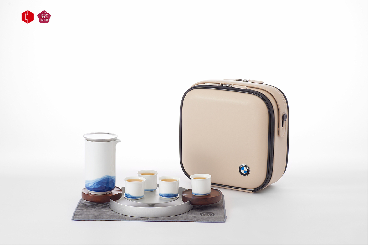 Cultural creativity and life aesthetics，Portable travel tea set，Original product design，Cultural innovation, fashion and youth，BMW zepin concept tea set，