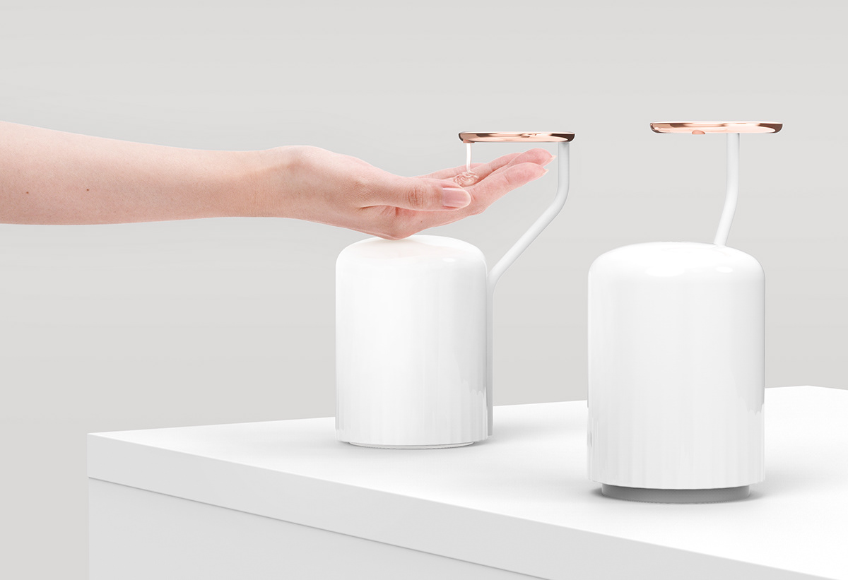 Angel ring，bactericide，Liquid soap，white，Public disinfectant，