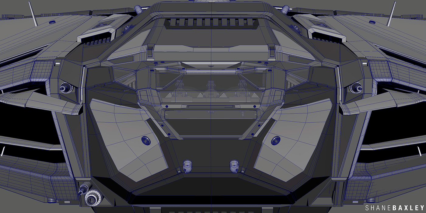Shane Baxley，V-Wing，Model，airship，fine，science and technology，