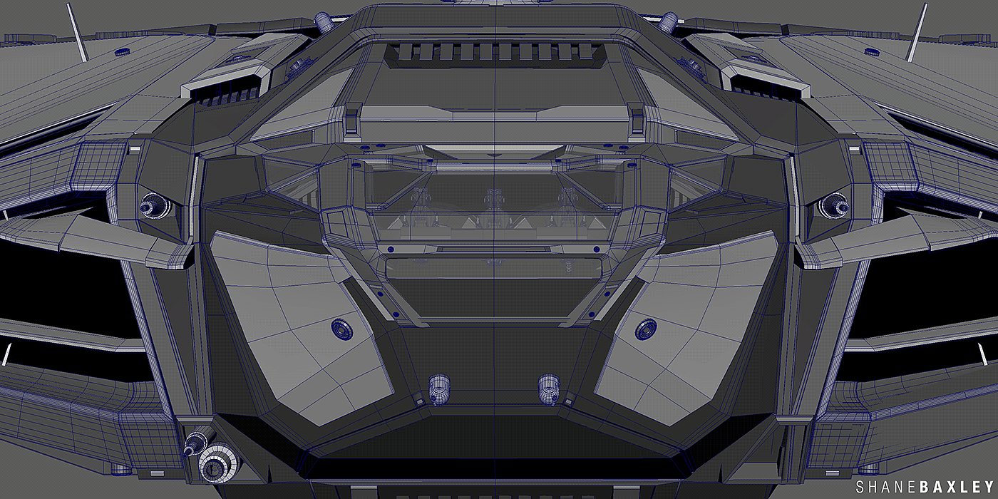 Shane Baxley，V-Wing，Model，airship，fine，science and technology，