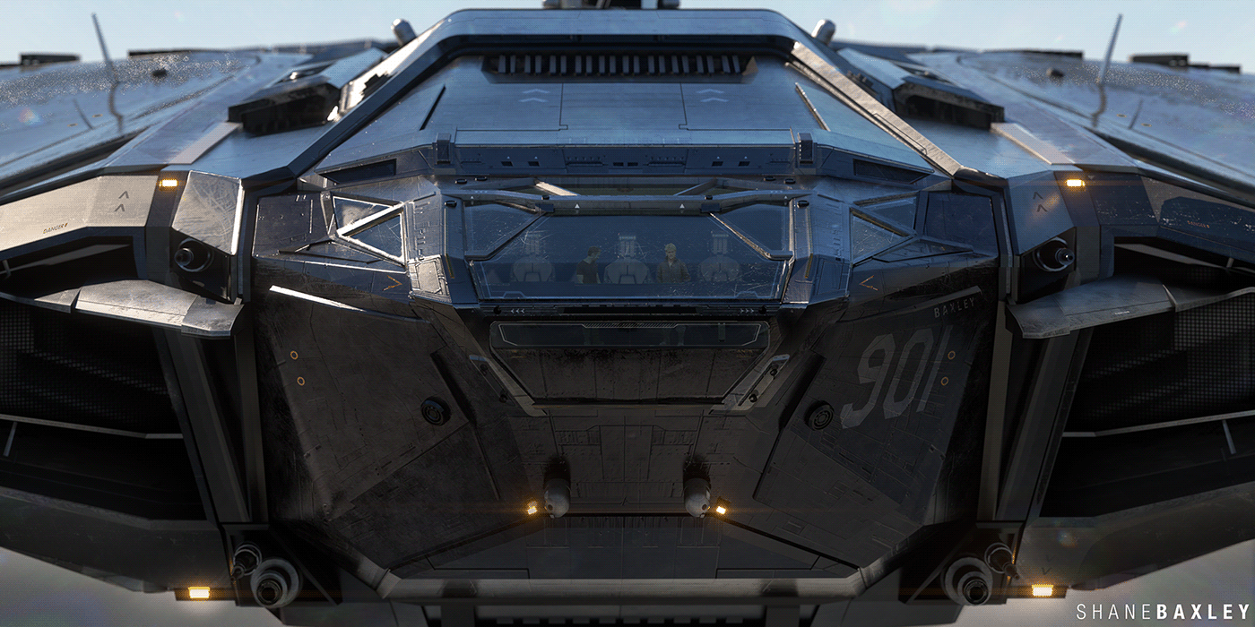 Shane Baxley，V-Wing，Model，airship，fine，science and technology，