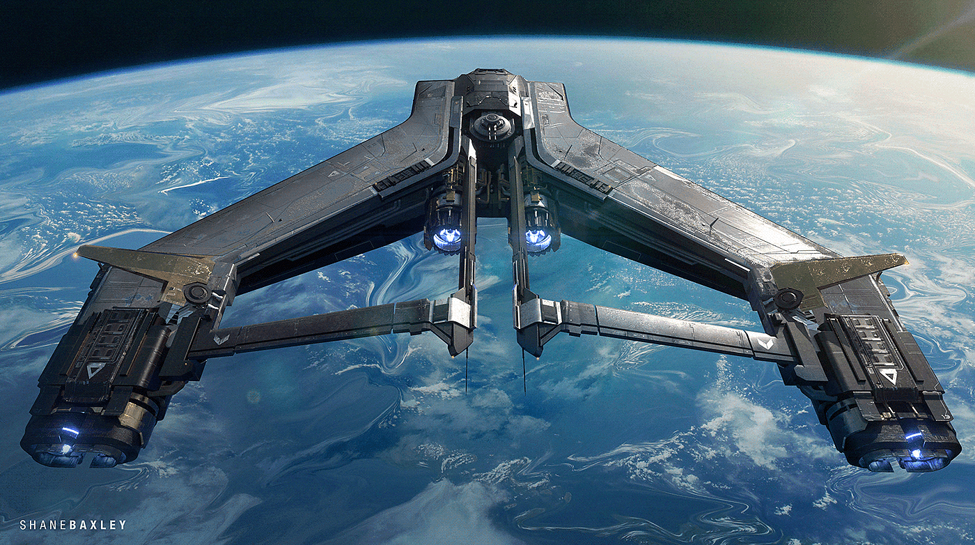 Shane Baxley，V-Wing，Model，airship，fine，science and technology，