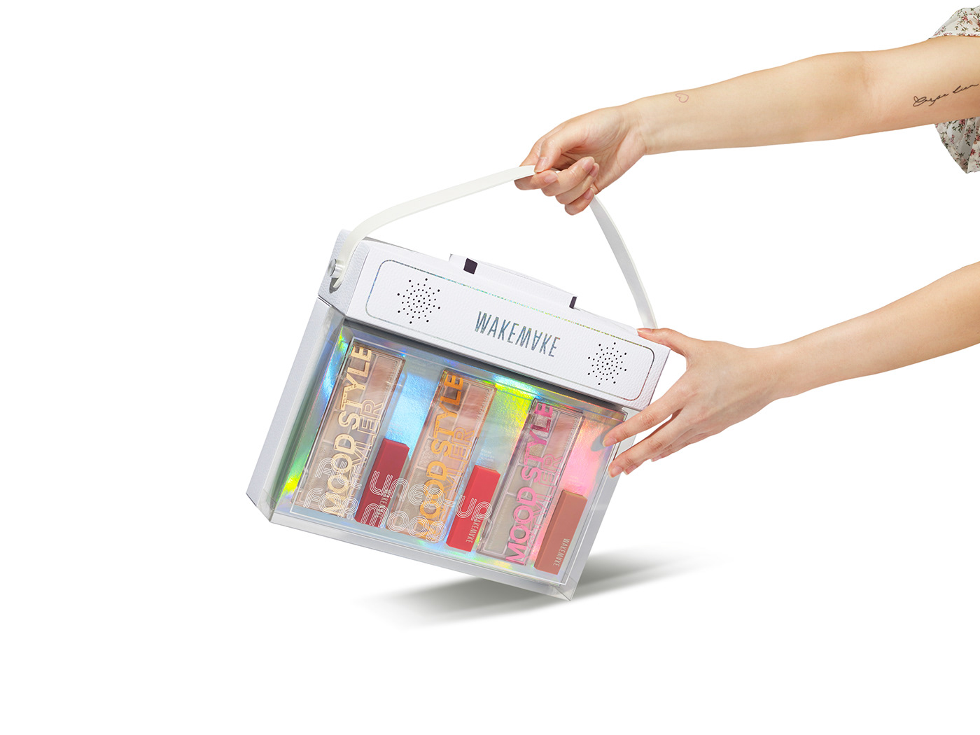 HEAZ，Beauty packaging，packing design，sound，white，