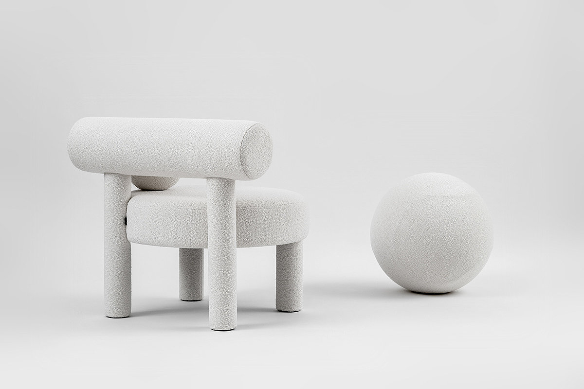 chair，Armchair，geometry，cloth，