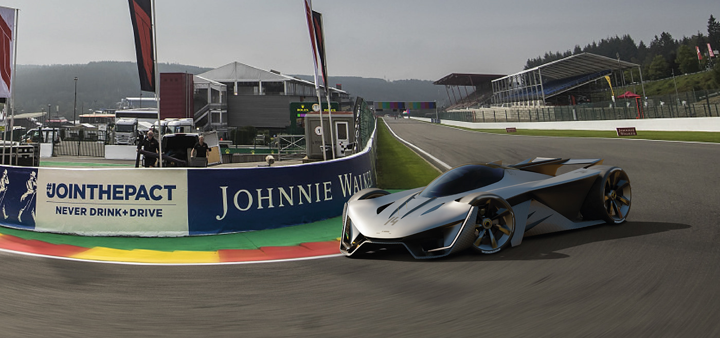 racing，Hand drawn，Render，cgi，