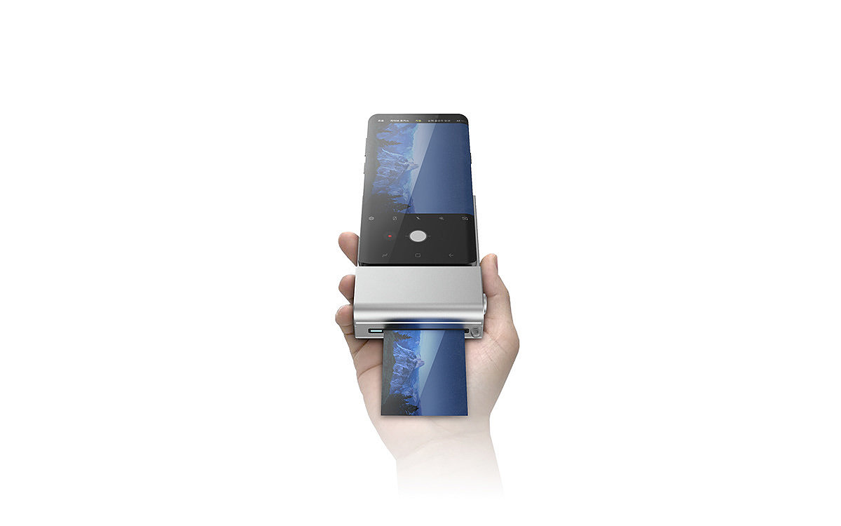 Photo printer，practical，convenient，silver，