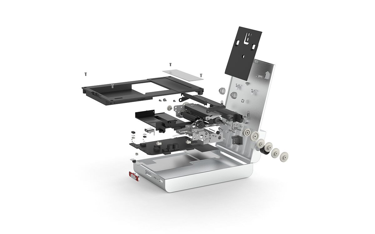 Photo printer，practical，convenient，silver，