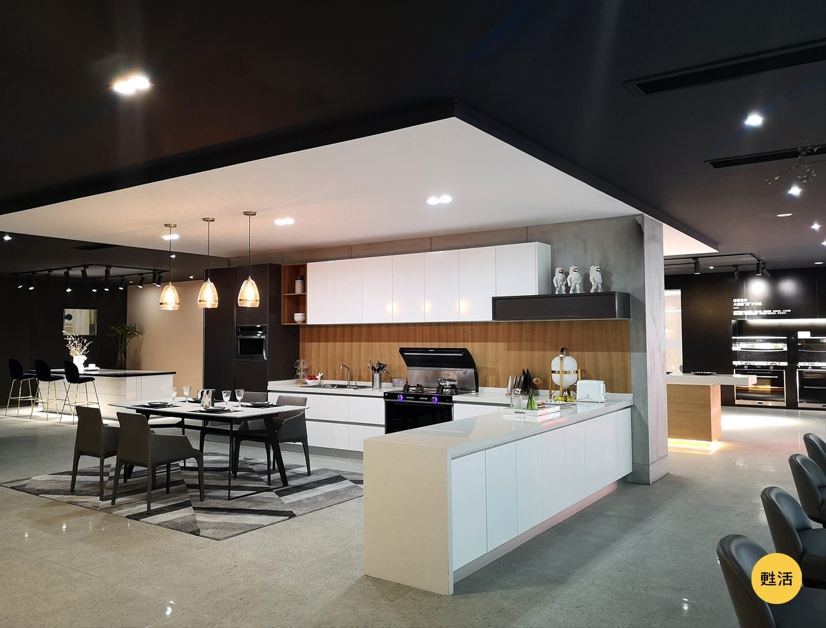 space design ，Commercial exhibition hall，Integrated stove，SI，Mido integrated stove，