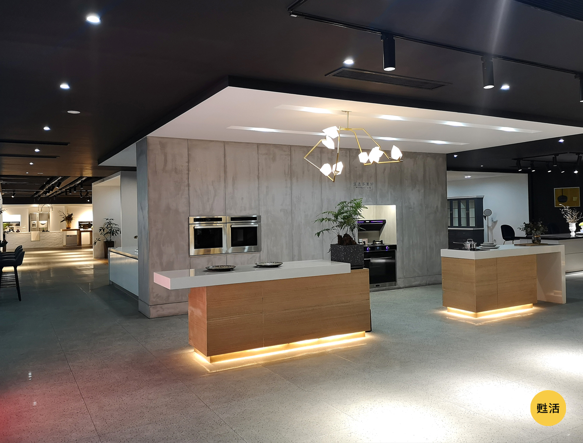 space design ，Commercial exhibition hall，Integrated stove，SI，Mido integrated stove，