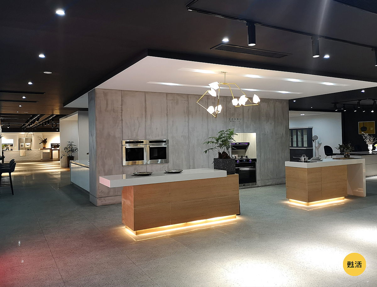 space design ，Commercial exhibition hall，Integrated stove，SI，Mido integrated stove，