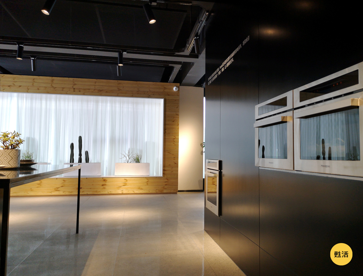 space design ，Commercial exhibition hall，Integrated stove，SI，Mido integrated stove，