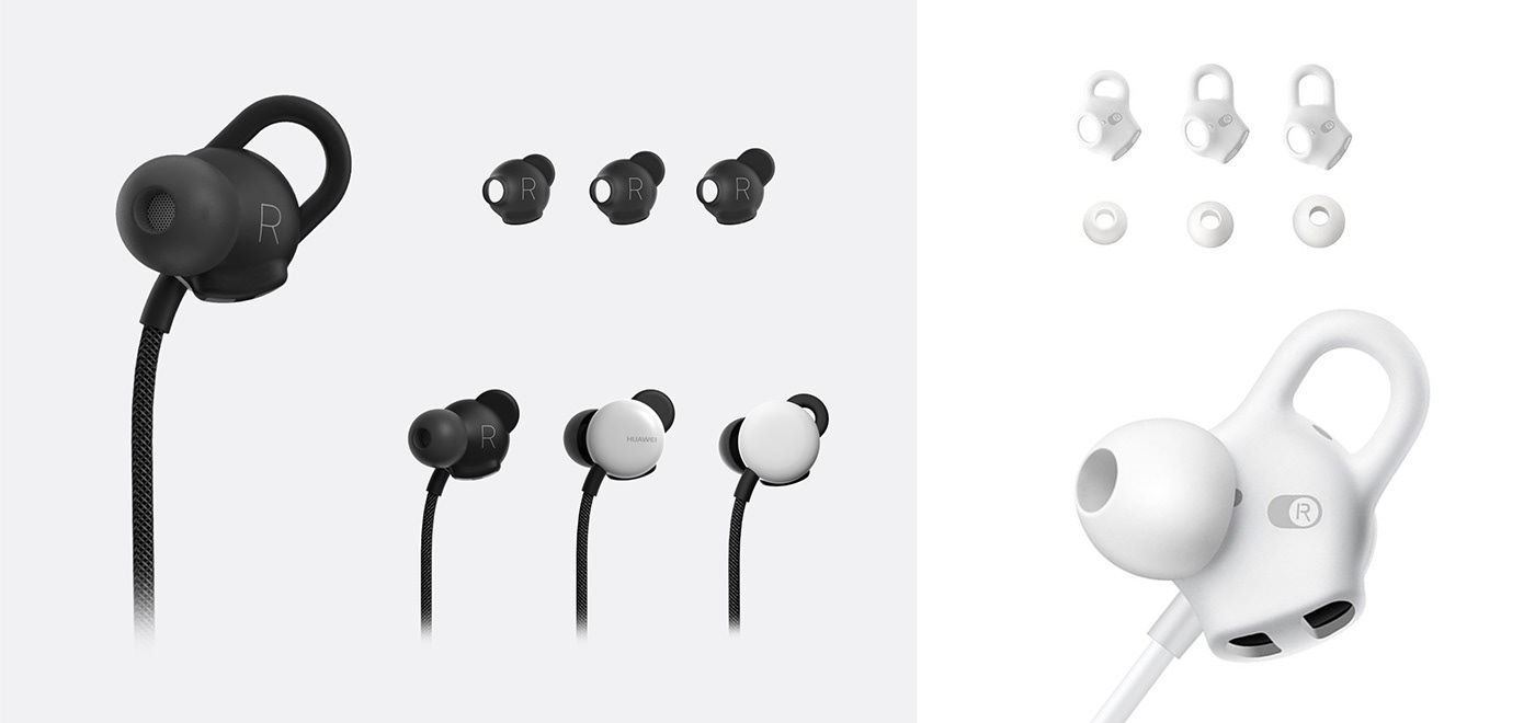 Huawei，Pulse earphone，Heart rate monitoring，Product design award，