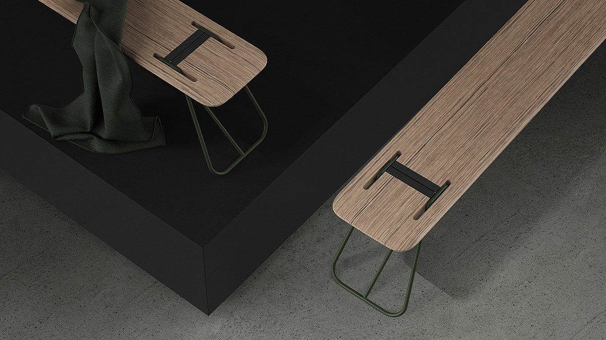 severity，Foldable，outdoors，bench，woodiness，Metal frame，