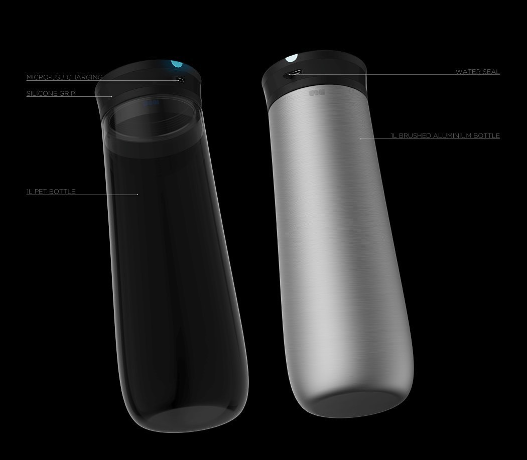 product design，industrial design，Water cup，intelligence，remind，