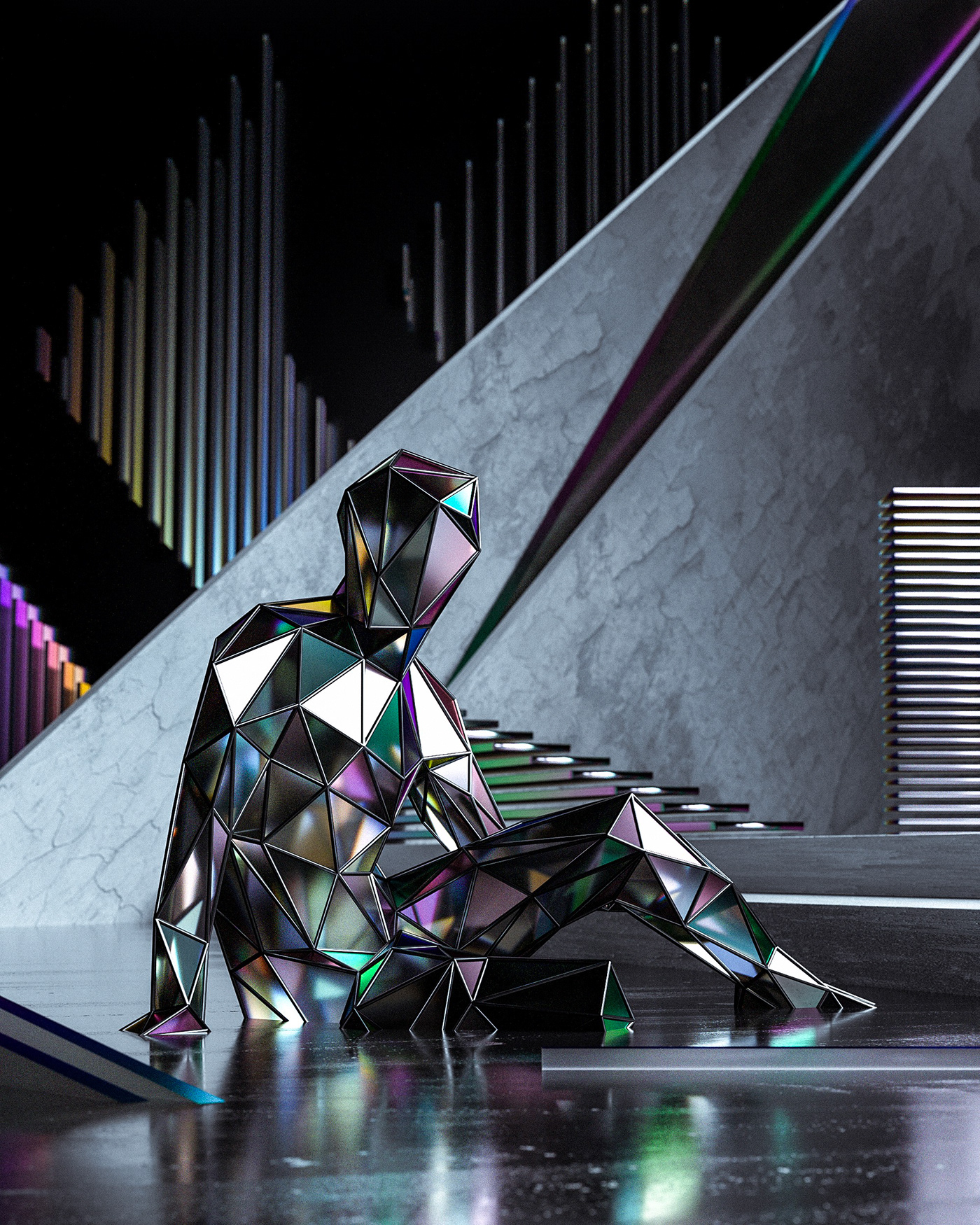 low poly，Simpler Times，c4d，originality，