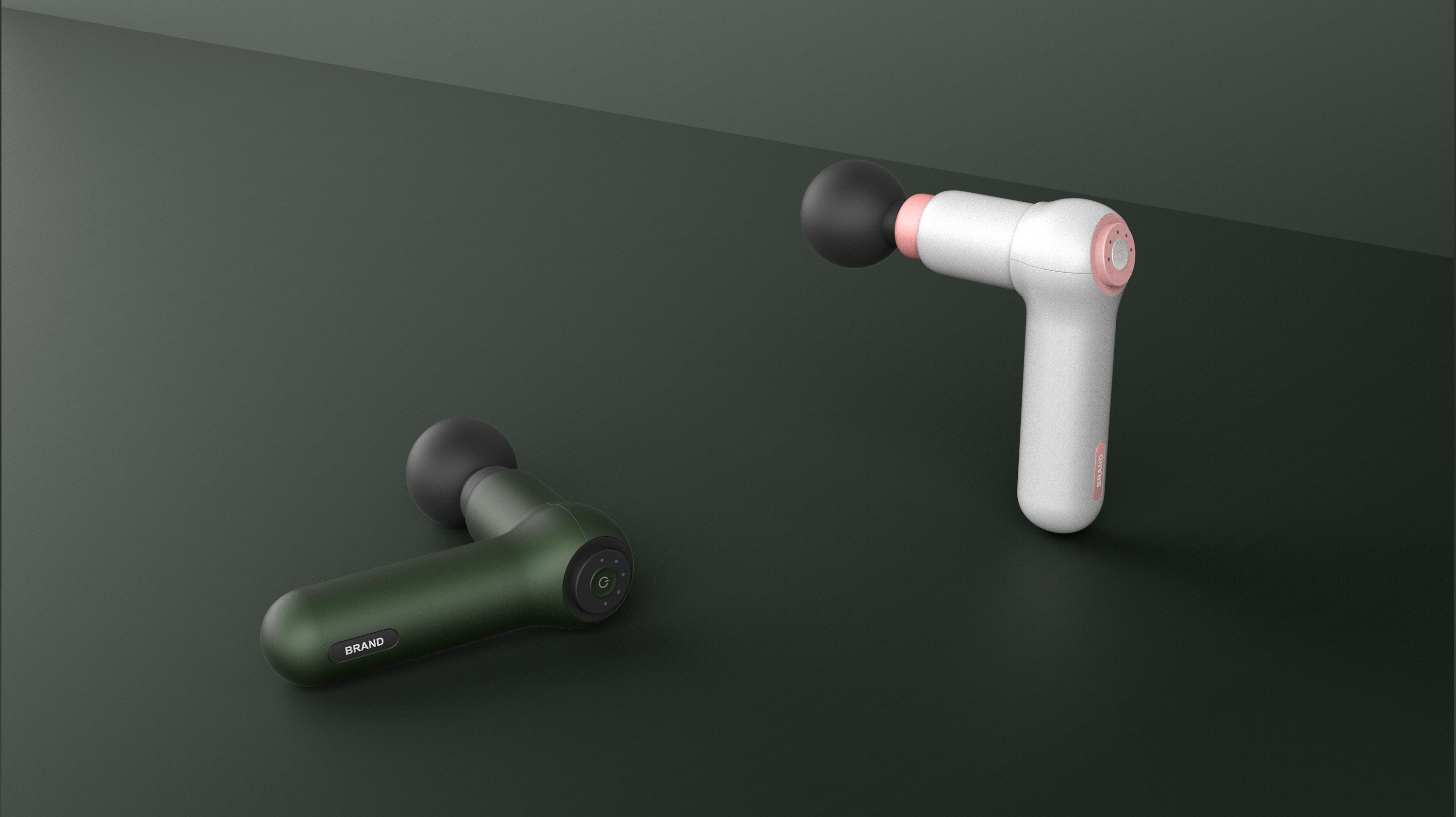 Mini fascia gun design，Mini fascia gun set，