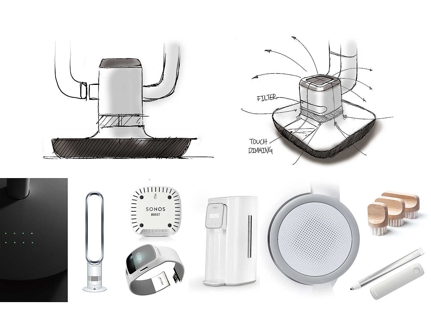 Air Purifier，空气净化器，Desk Lamp，台灯，