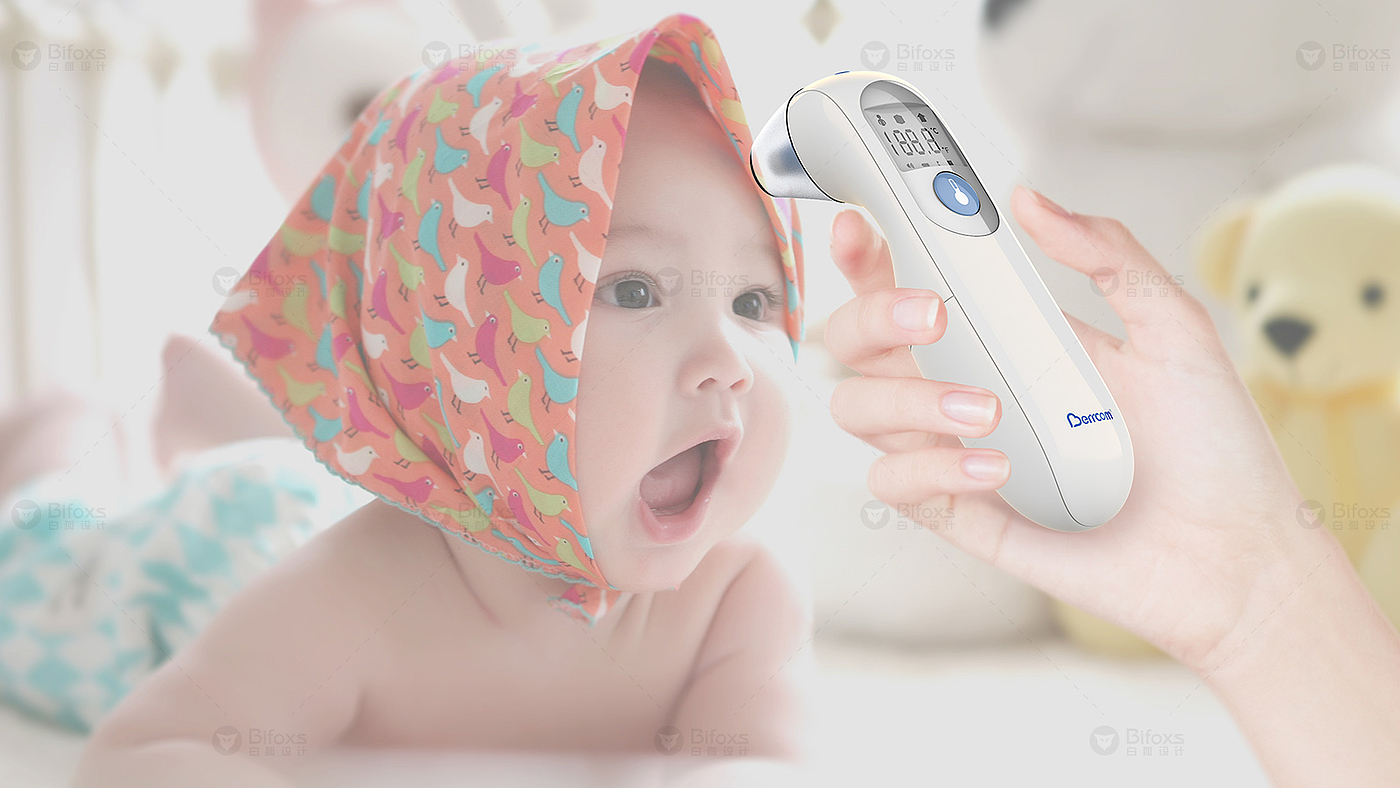 Ear thermometer design，Thermometer design，Design of thermometer，