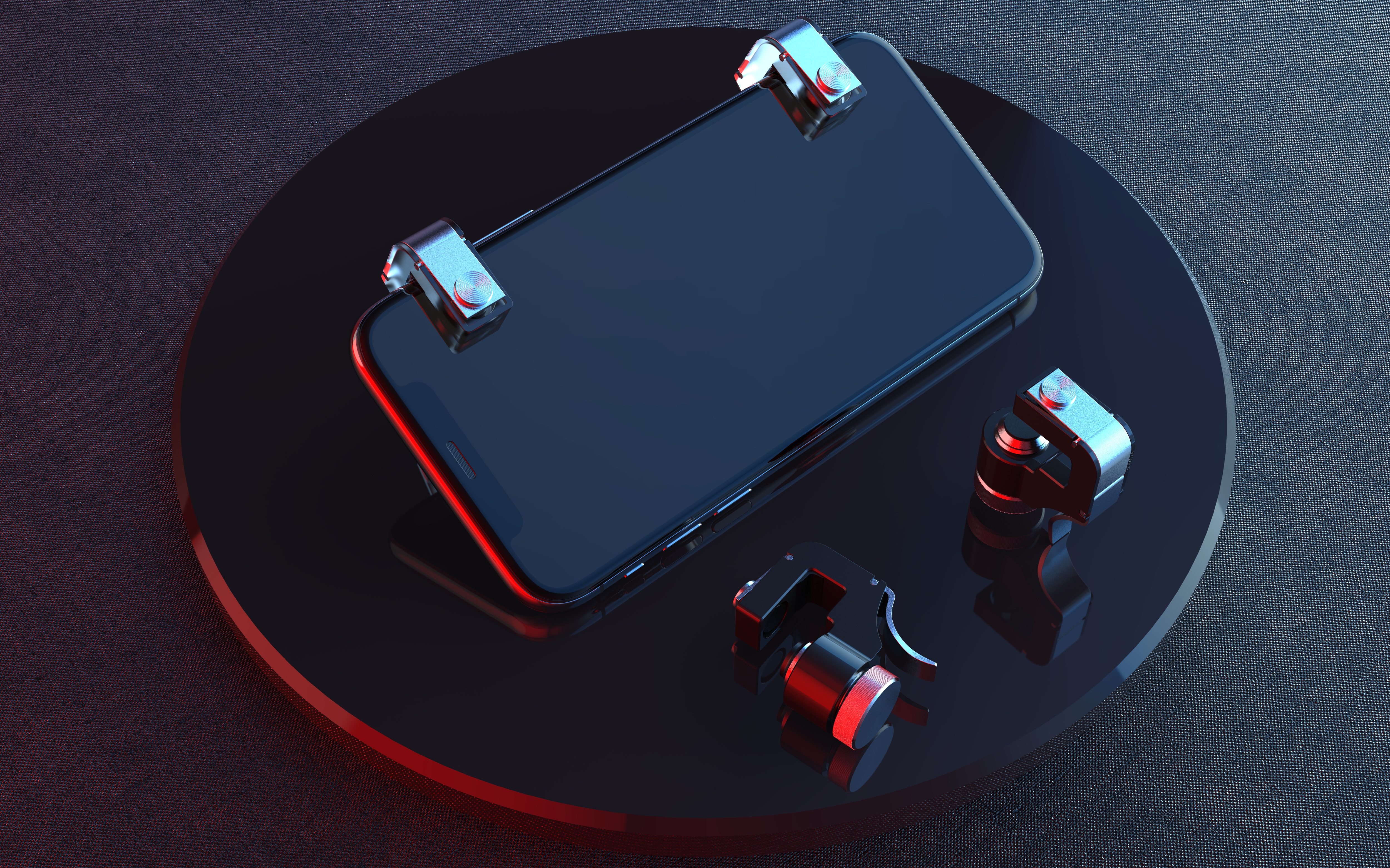 Bluetooth headset，Chicken eating artifact，Game handle，online retailers，Render，Detail drawing，Main graph，