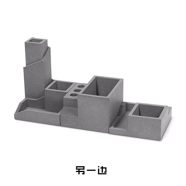 Concrete micro building combination，