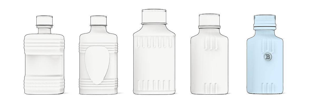 Packaging Design，packing design，BALVIER.，Glass bottles，