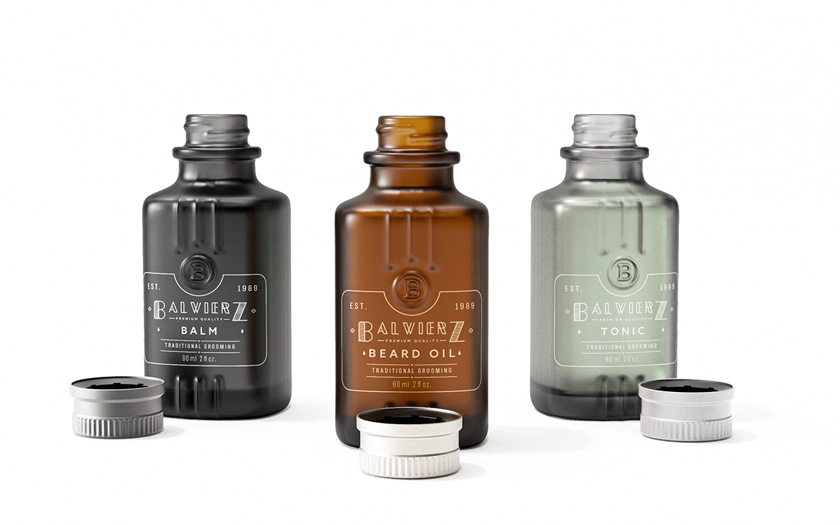 Packaging Design，packing design，BALVIER.，Glass bottles，