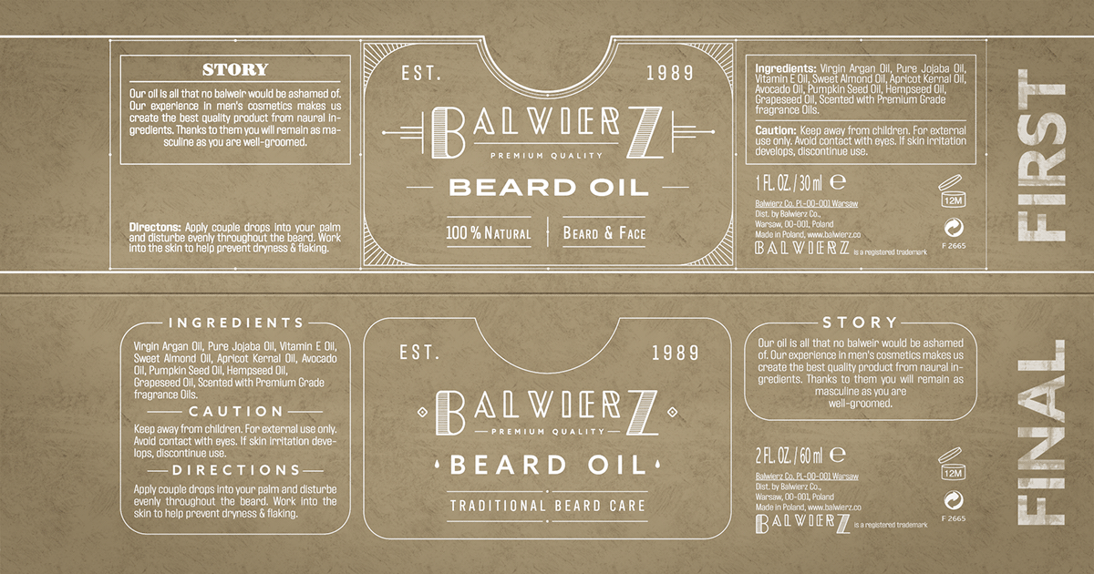 Packaging Design，packing design，BALVIER.，Glass bottles，