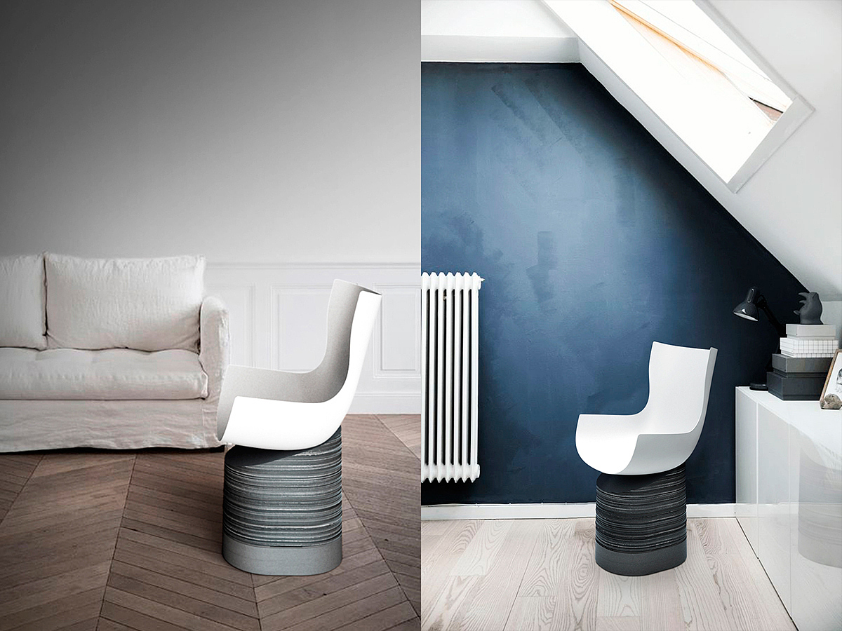 RUH chair，Stone support，stability，