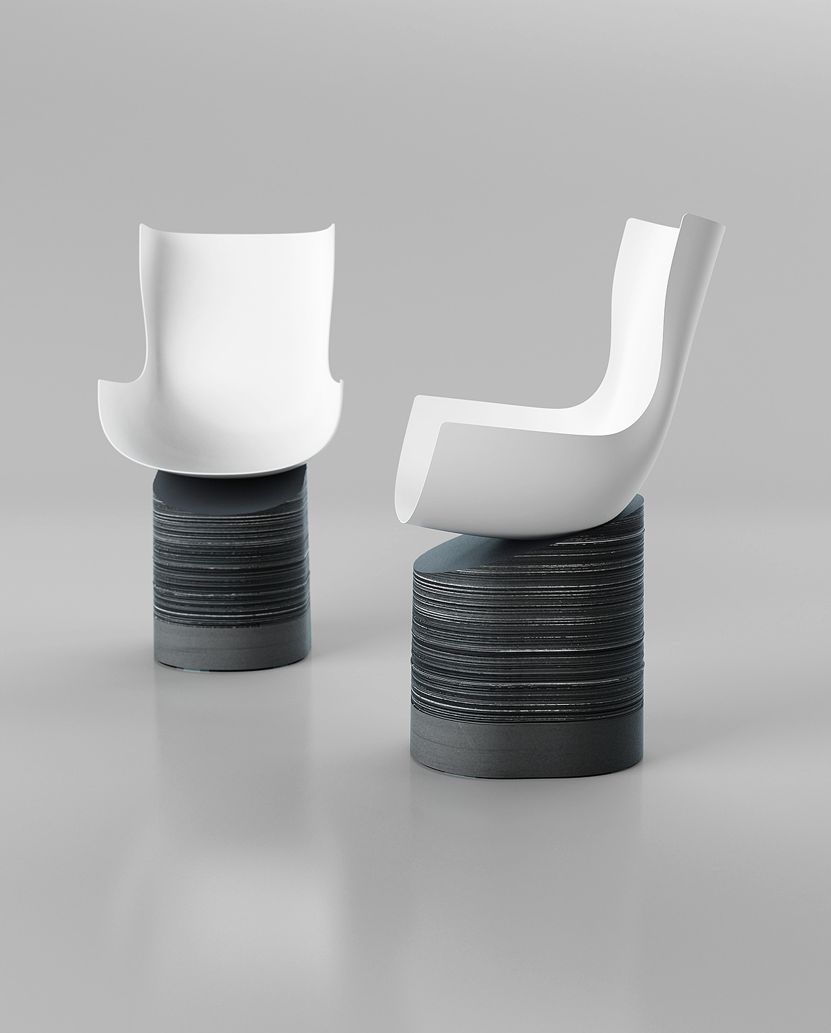 RUH chair，Stone support，stability，