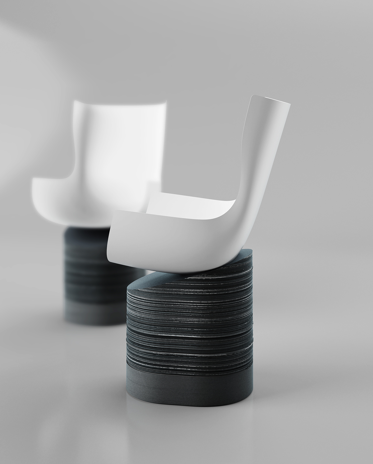 RUH chair，Stone support，stability，