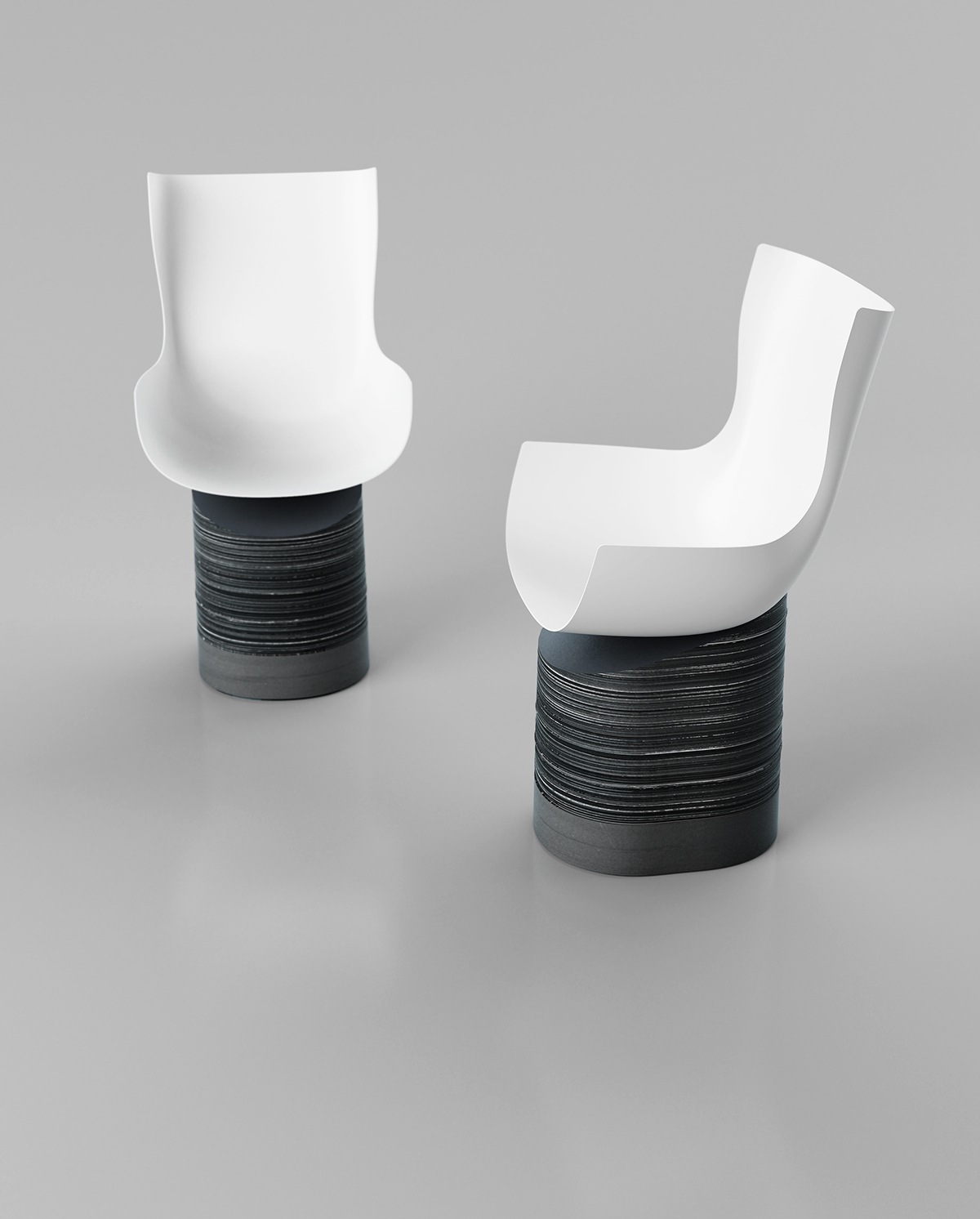 RUH chair，Stone support，stability，