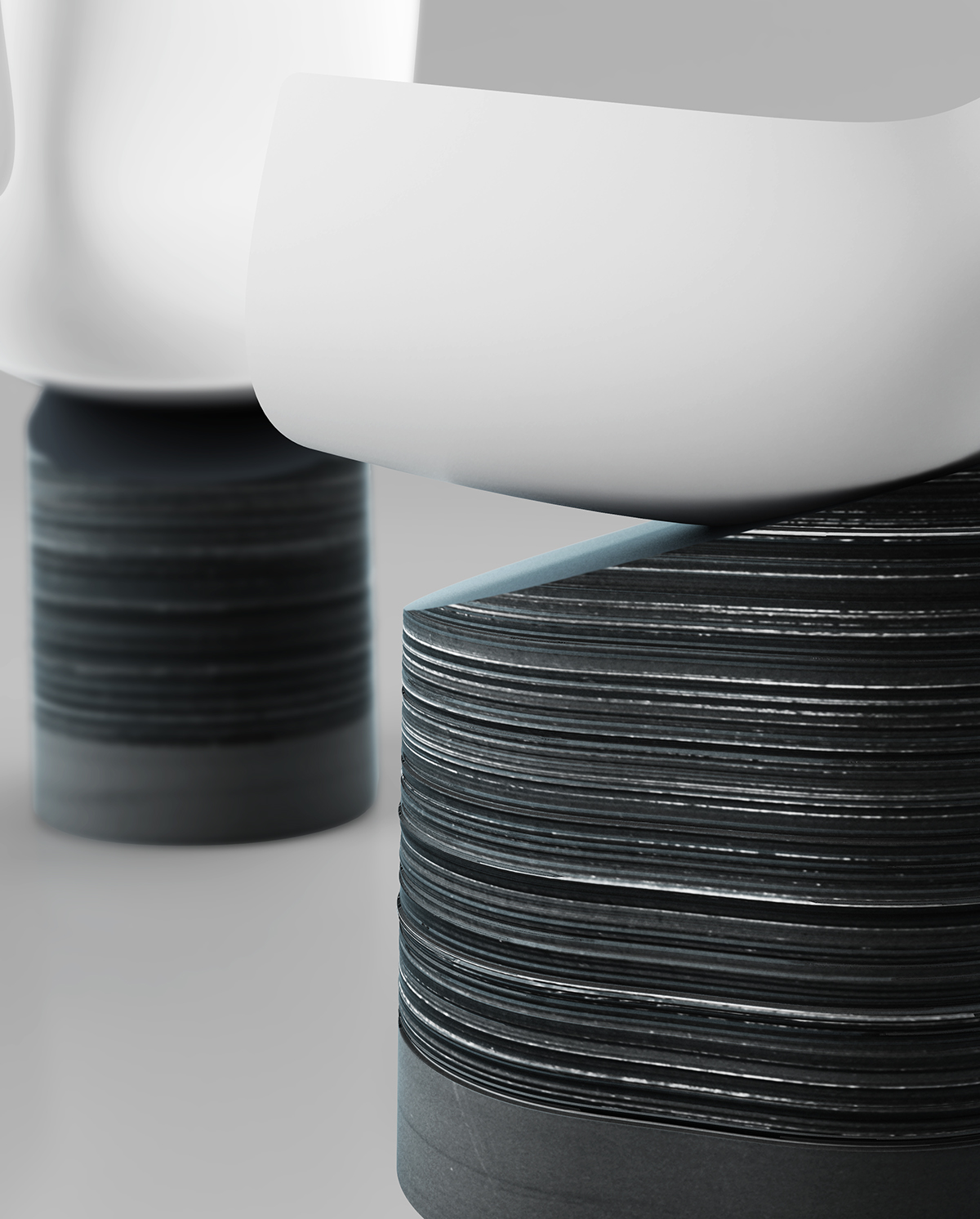 RUH chair，Stone support，stability，