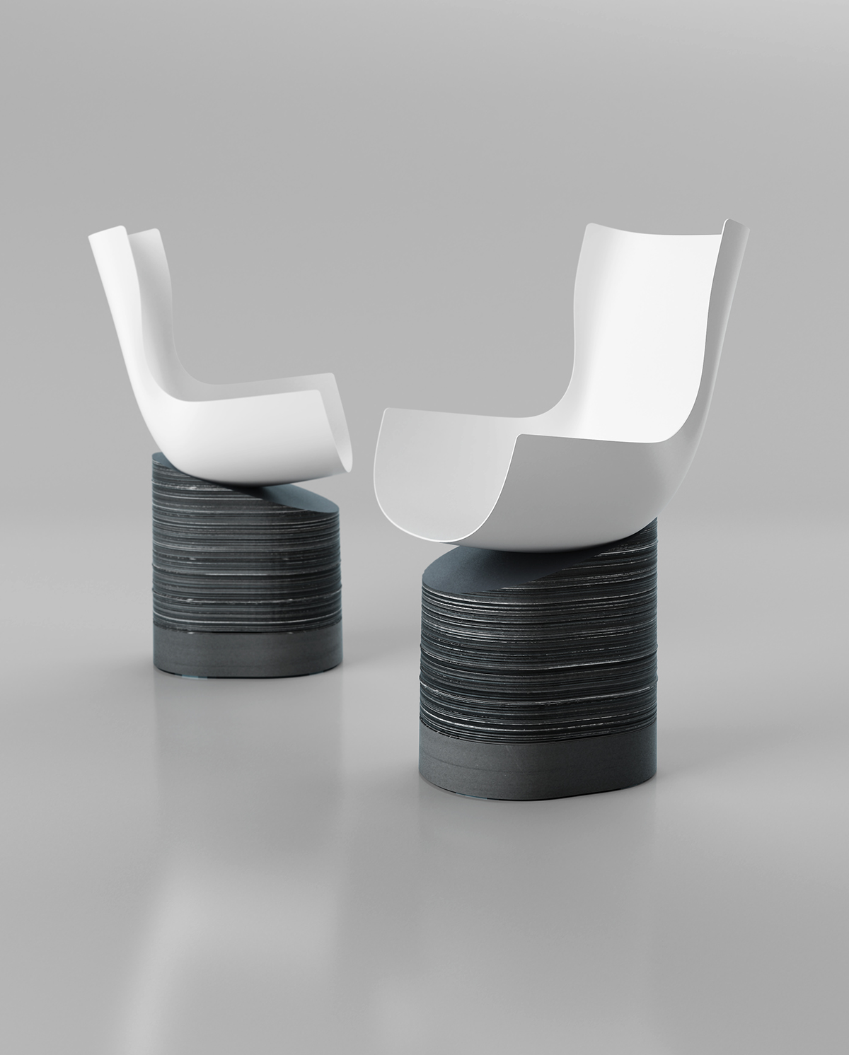 RUH chair，Stone support，stability，