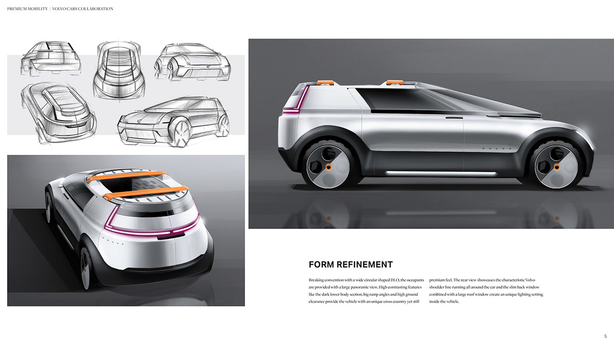 automobile，volvo，transport，concept，Hand drawn，