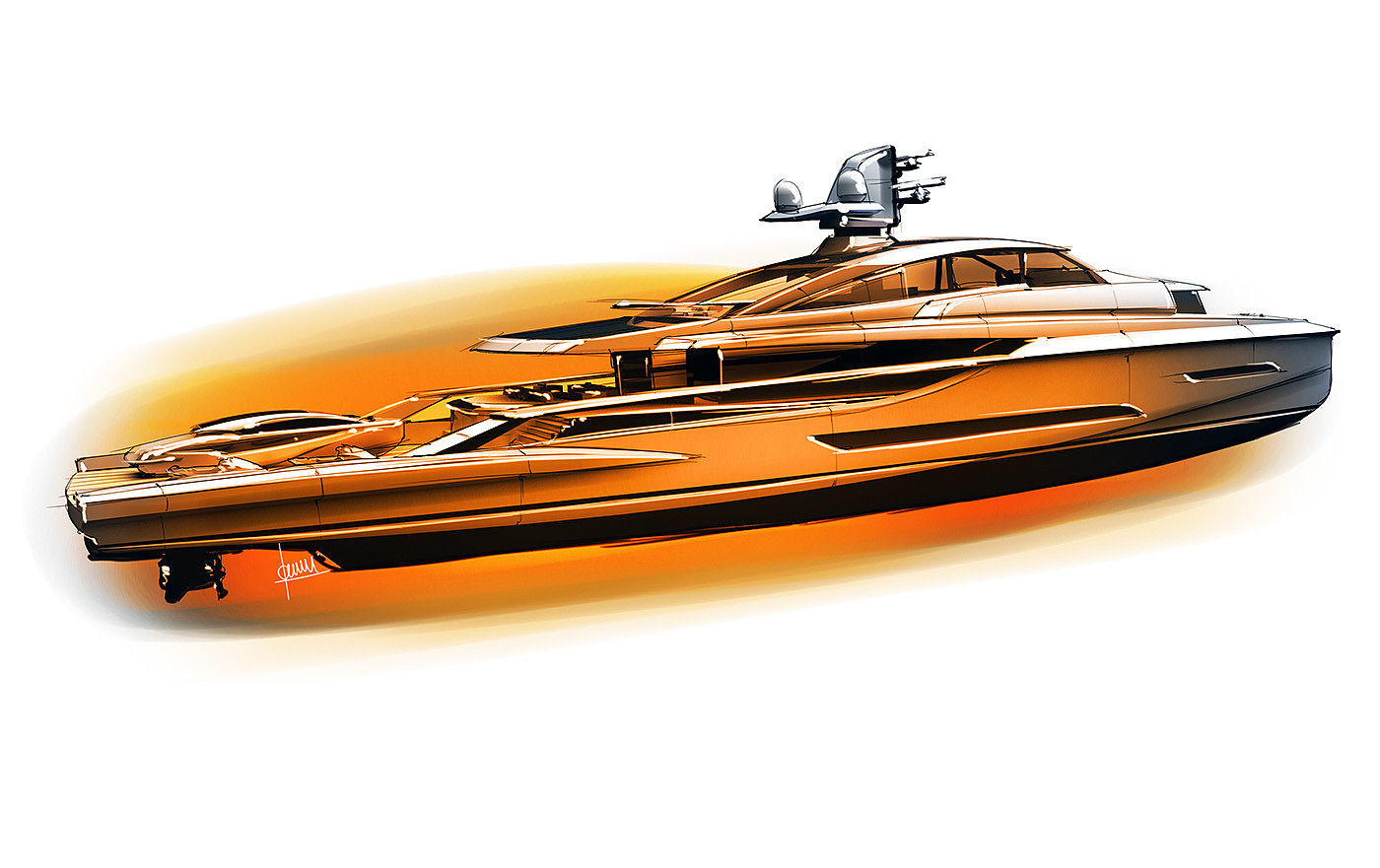 yacht，Oceania，Hand drawn，Cool，