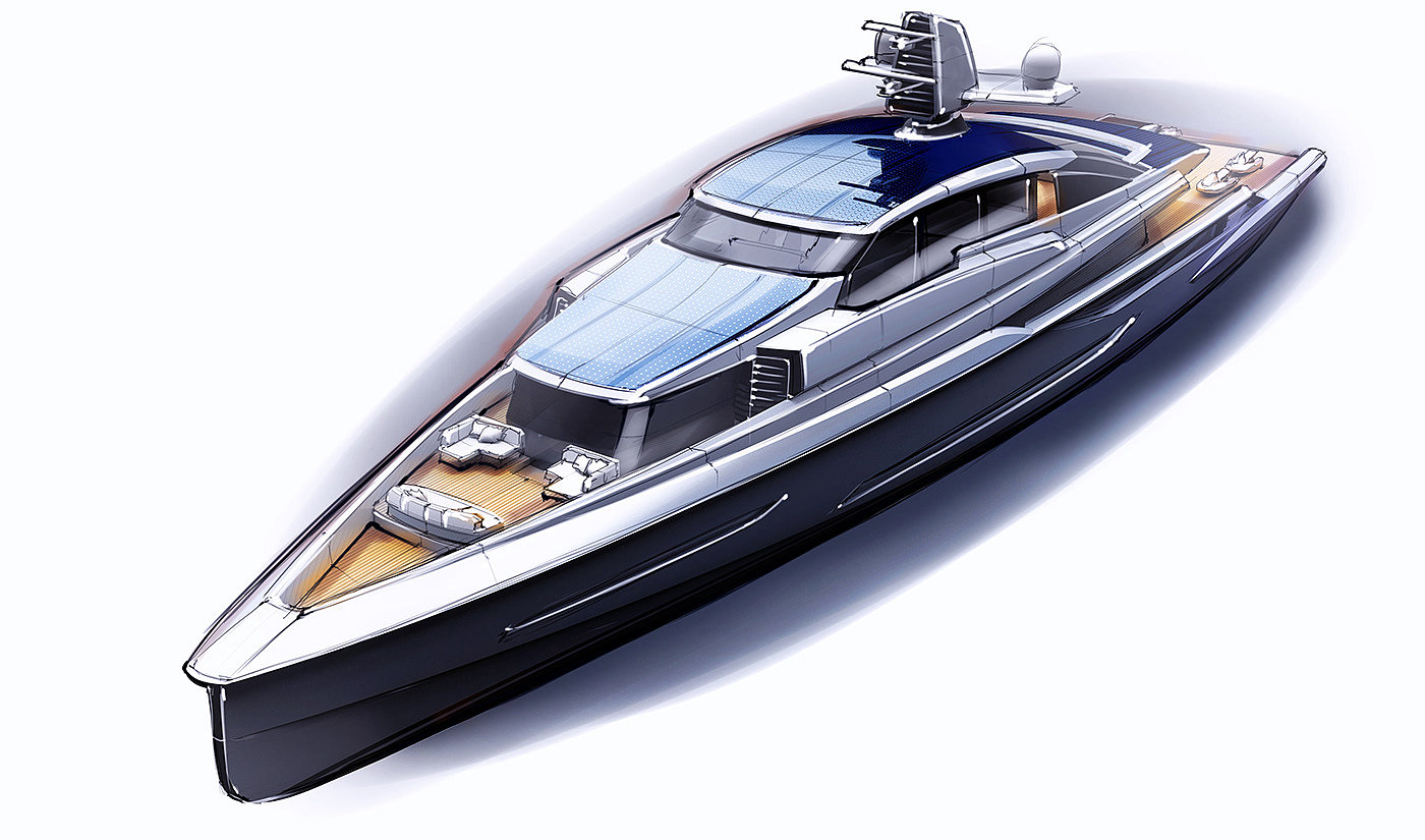 yacht，Oceania，Hand drawn，Cool，