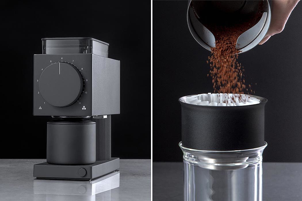 Coffee machine，grind，household，black，