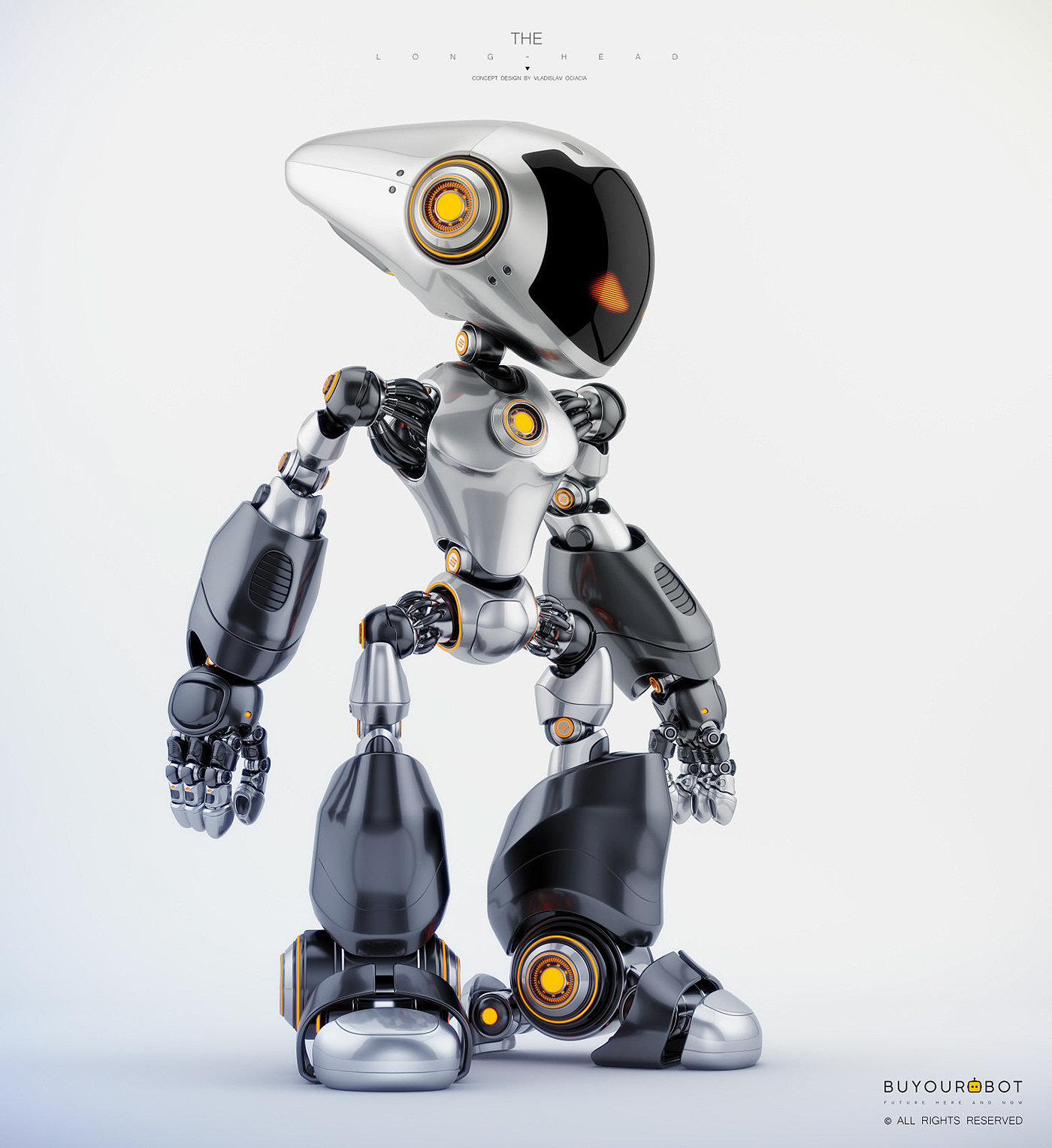 robot，Futurist，science fiction，Toys，steel，
