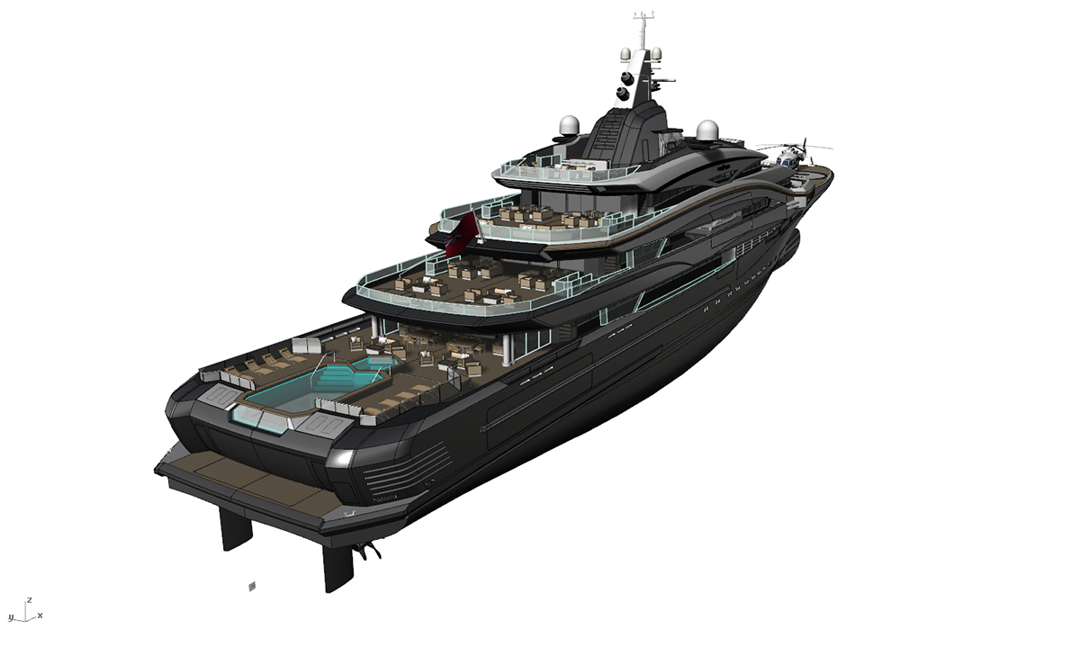 yacht，concept，Cool，