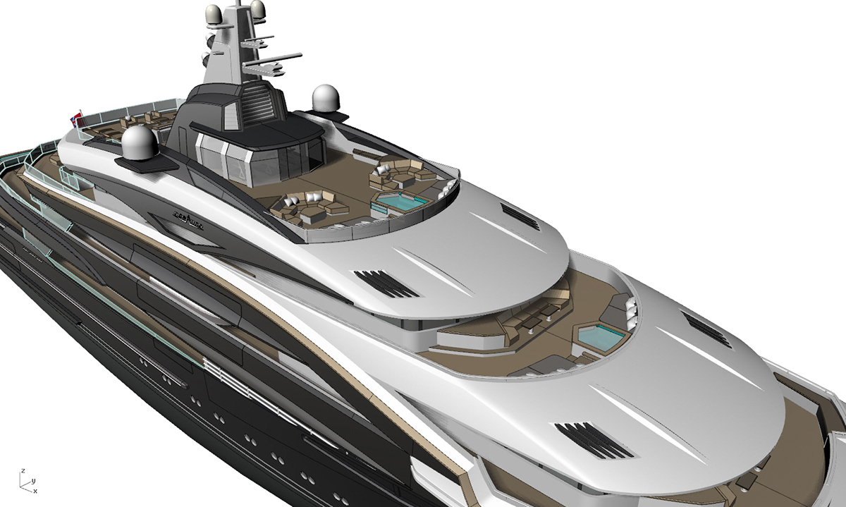 yacht，concept，Cool，