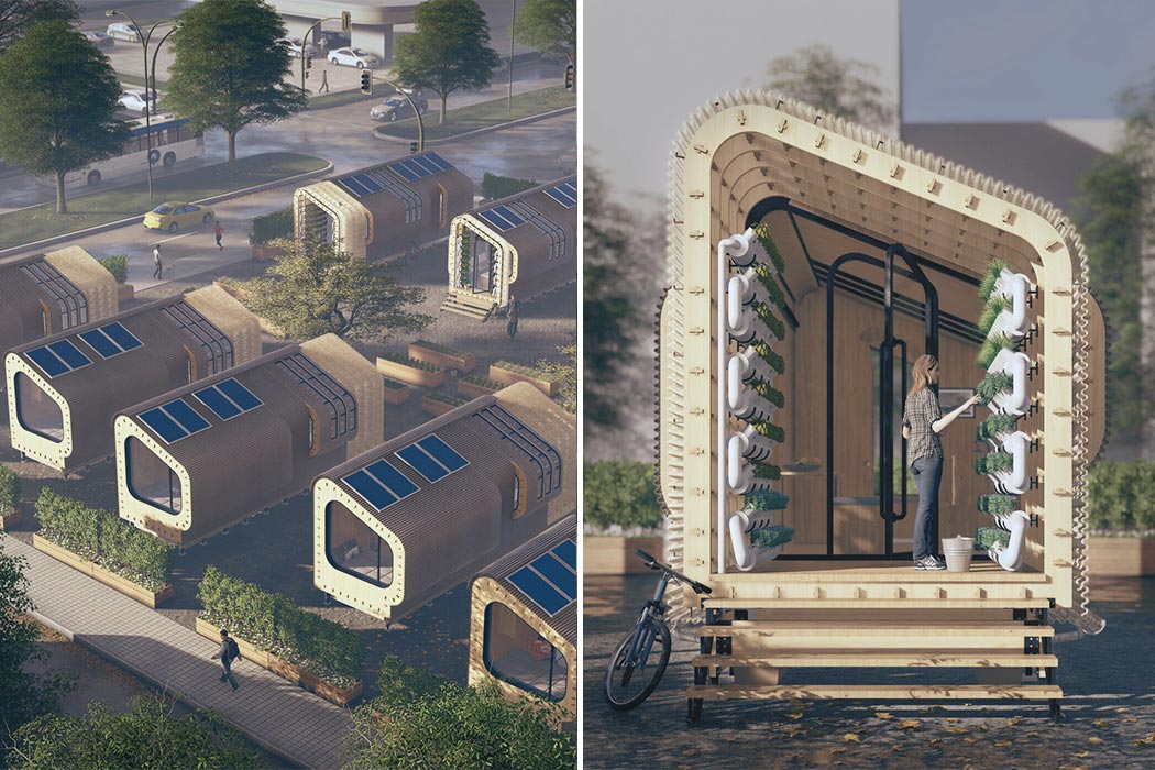 Micro house，sustainable development，community，Renewable materials，