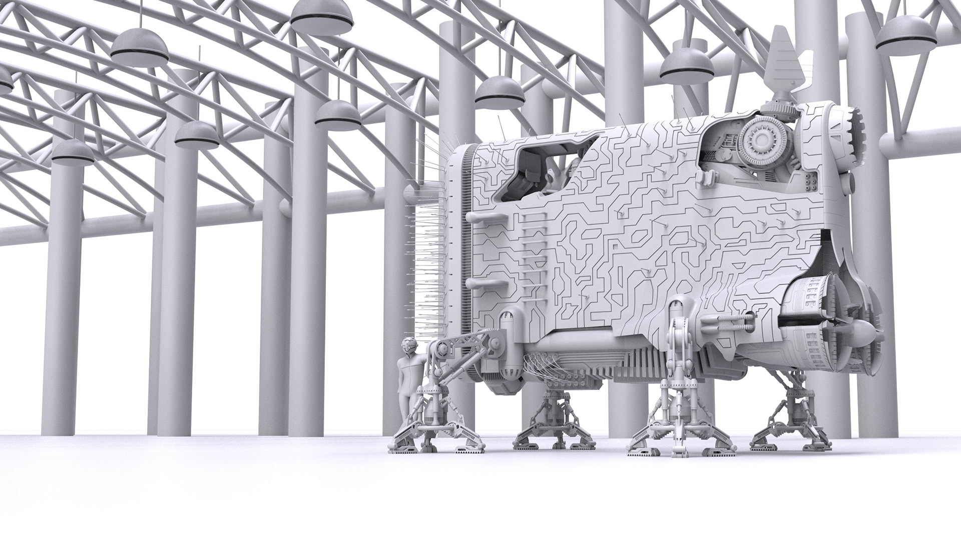 Vacuum cleaner，conceptual design，Digital creativity，