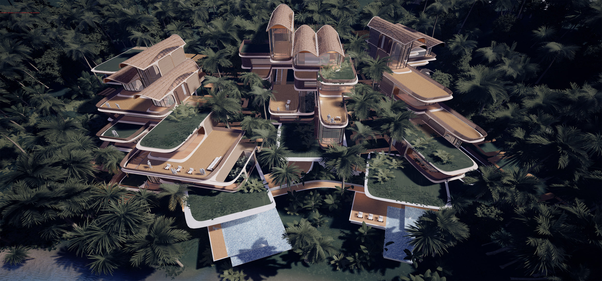 Zaha Hadid，residential district，Roatán Pró，Architectural complex，environment protection，