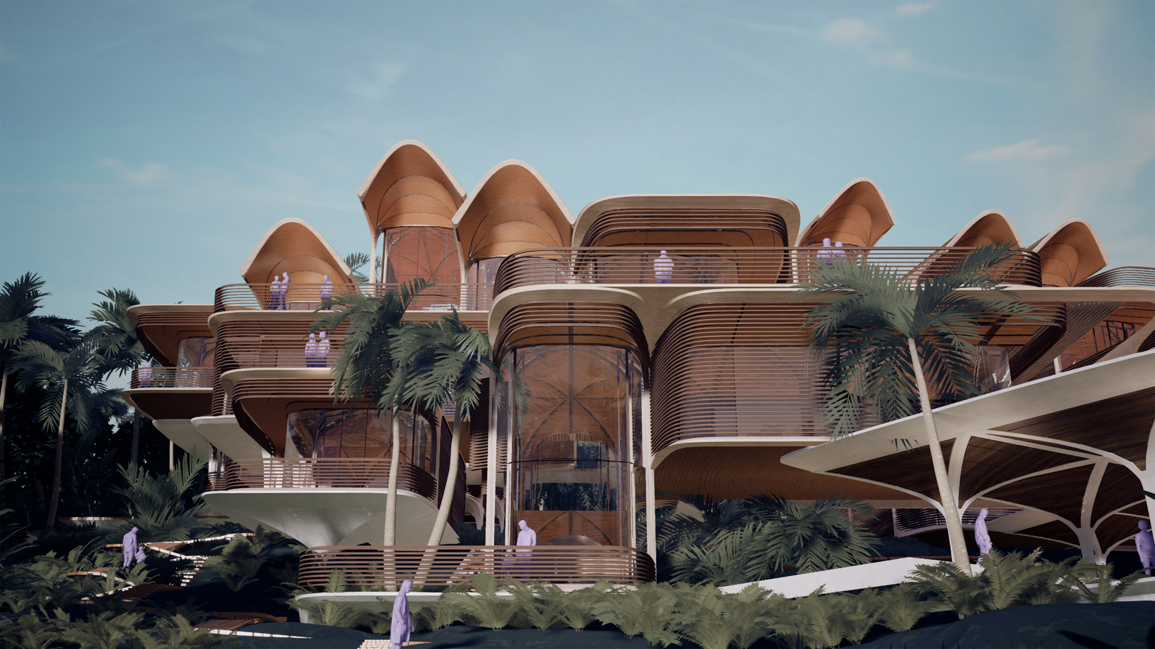 Zaha Hadid，residential district，Roatán Pró，Architectural complex，environment protection，