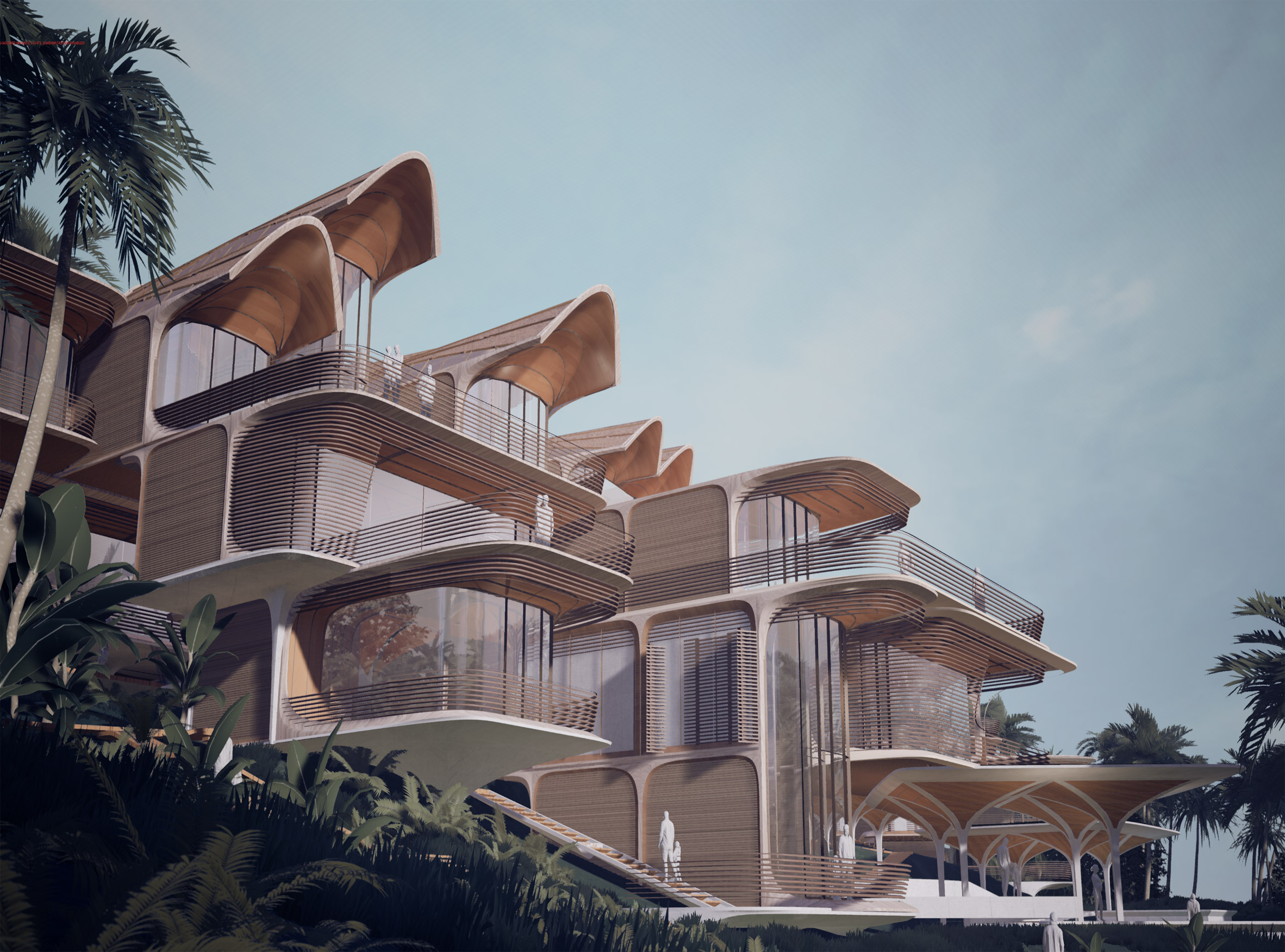 Zaha Hadid，residential district，Roatán Pró，Architectural complex，environment protection，