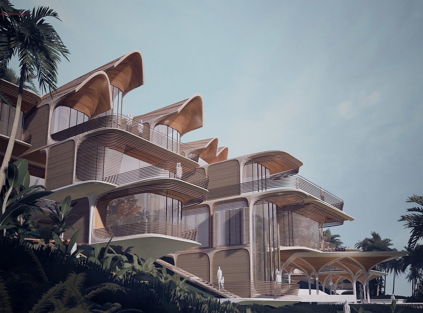 Zaha Hadid，住宅区，Roatán Pró，建筑群，环保，