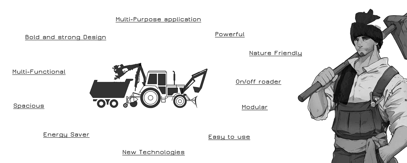 Large vehicle design，Automatic design，conceptual design，Hand drawn，industrial design，