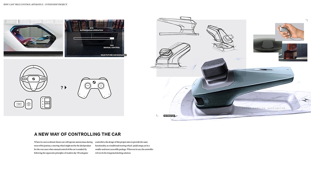 automobile，Automatic driving，bmw，Lever，concept，