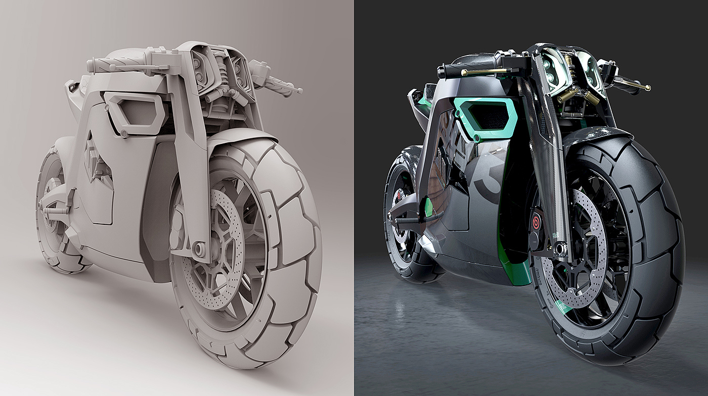 industrial design，Intelligent technology，Automatic design，conceptual design，Motorcycle design，