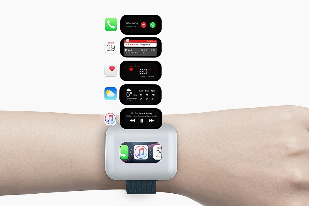Wrist watch，intelligence，airpods，Protective shell，